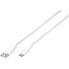 Vivanco kabelis USB-C - USB-A 1,5m, baltas (61696)