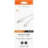 „Vivanco“ laidas USB-C – USB-B 1,8 m, baltas (45355)