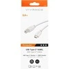 Vivanco kabelis USB-C - USB-B 3m, baltas (45356)