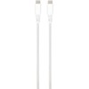 Vivanco kabelis USB-C – USB-C LongLife įkrovimas 1,5 m, baltas (62398)