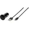 Vivanco automobilinis įkroviklis USB-C 3A 1m, juodas (38669)