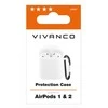 Vivanco dėklas AirPods 1/2, baltas