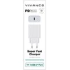 Vivanco įkroviklis USB-C 3A 18W, baltas (60810)