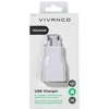 Vivanco USB įkroviklis 1A, baltas (38348)
