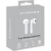 Vivanco belaidės ausinės Smart Air Pair, balta (60599)