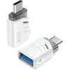 XO adapter NB256B OTG USB - USB-C baltas