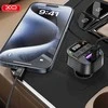 XO FM moduliatorius BCC17 Bluetooth MP3 automobilinis įkroviklis 30W juodos spalvos