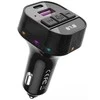 XO FM transmitter/charger BCC17 BT 30W, juodas
