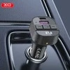 XO FM moduliatorius BCC17 Bluetooth MP3 automobilinis įkroviklis 30W juodos spalvos