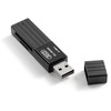 XO atminties kortelių skaitytuvas DK05A 2in1 USB 2.0, juodas