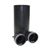Difuzoriaus pajungimo dėžutė PA-125 - 125mm į 2x75mm. Plastikas