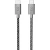 Epico audiniu pinta USB-C į USB-C kabelis 1,8 m 2020 m - kosminė pilka (9915101300186) (Atnaujinta)