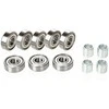 Raven Guolių komplektas ABEC 9 CHROME (8 pcs) (RS92536) (Atnaujinta)