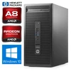 Stacionarus kompiuteris Hewlett Packard (HP) HP 705 G2 MT A8-8650B 8GB 256GB SSD + 300GB HDD DVD WIN10Pro (ST93897) (Atnaujinta)