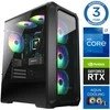 Stacionarus kompiuteris INTOP AQUA i7-14700F 64GB DDR5 2TB SSD M.2 NVME+4TB RTX5060 8GB no-OS (RW75230NS) (Atnaujinta)