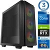 Stacionarus kompiuteris INTOP AQUA i7-14700F 32GB DDR5 500SSD M.2 NVME+4TB RTX3050 6GB WIN11 (RW71977WH) (Atnaujinta)