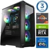 Stacionarus kompiuteris INTOP AQUA Ryzen 7 8700F 64GB DDR5 2TB SSD M.2 NVME+2TB RTX5060Ti 16GB no-OS (RW58503NS)