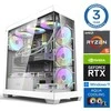 Stacionarus kompiuteris INTOP AQUA Ryzen 5 7600X 32GB DDR5 1TB SSD M.2 NVME+2TB RTX5070 12GB WIN11 (RW42822WH)