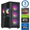 Stacionarus kompiuteris INTOP AQUA Ryzen 7 7700X 64GB DDR5 500SSD M.2 NVME+2TB RTX5050 8GB no-OS (RW60057)