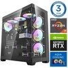 Stacionarus kompiuteris INTOP AQUA Ryzen 7 9700X 64GB DDR5 1TB SSD M.2 NVME+2TB RTX5060Ti 16GB no-OS (RW44779NS)