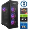 Stacionarus kompiuteris INTOP AQUA Ryzen 5 7600X 16GB DDR5 2TB SSD M.2 NVME+2TB RTX5070 12GB WIN11Pro (RW42334)