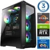 Stacionarus kompiuteris INTOP AQUA Ryzen 7 8700F 32GB DDR5 2TB SSD M.2 NVME+2TB RTX5060Ti 16GB WIN11Pro (RW58533)
