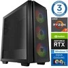 Stacionarus kompiuteris INTOP AQUA Ryzen 7 8700F 32GB DDR5 2TB SSD M.2 NVME RTX3050 6GB WIN11 (RW57921WH)