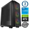 Stacionarus kompiuteris INTOP i5-12400F 32GB 500SSD M.2 NVME RTX3050 8GB no-OS (RW30443NS)
