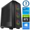 Stacionarus kompiuteris INTOP i5-12400F 16GB 250SSD M.2 NVME+4TB RTX3050 6GB WIN11 (RW71920WH) (Atnaujinta)