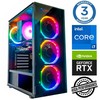 Stacionarus kompiuteris INTOP i7-12700F 32GB 500SSD M.2 NVME RTX3050 6GB no-OS (RW48109NS)