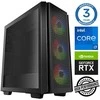 Stacionarus kompiuteris INTOP i7-12700F 16GB 500SSD M.2 NVME RTX3050 8GB no-OS (RW30473NS)