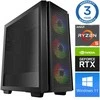 Stacionarus kompiuteris INTOP Ryzen 5 3600 32GB 480SSD M.2 NVME RTX5050 8GB WIN11 (RW59648)