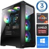 Stacionarus kompiuteris INTOP Ryzen 5 3600 32GB 1TB SSD M.2 NVME+2TB RX6600 8GB WIN11 (RW68392WH) (Atnaujinta)