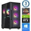 Stacionarus kompiuteris INTOP Ryzen 5 3600 32GB 500SSD M.2 NVME RTX3050 6GB WIN11 (RW67444WH) (Atnaujinta)