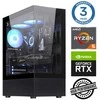 Stacionarus kompiuteris INTOP Ryzen 5 3600 32GB 250SSD M.2 NVME+2TB RTX5060Ti 16GB no-OS (RW67638NS) (Atnaujinta)