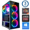 Stacionarus kompiuteris INTOP Ryzen 5 3600 32GB 500SSD M.2 NVME+2TB RX6600 8GB WIN11 (RW68438WH) (Atnaujinta)