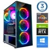 Stacionarus kompiuteris INTOP Ryzen 5 3600 32GB 500SSD M.2 NVME RTX5060Ti 16GB WIN11 (RW67756WH) (Atnaujinta)