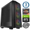 Stacionarus kompiuteris INTOP Ryzen 5 3600 32GB 480SSD M.2 NVME+4TB RTX5050 8GB no-OS (RW77343NS) (Atnaujinta)