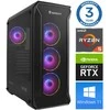 Stacionarus kompiuteris INTOP Ryzen 5 5500 16GB 500SSD M.2 NVME+2TB RTX5070 12GB WIN11 (RW42204WH)