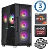 Stacionarus kompiuteris INTOP Ryzen 5 5600X 32GB 1TB SSD M.2 NVME+2TB RX6600 8GB no-OS (RW64969NS)