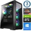 Stacionarus kompiuteris INTOP Ryzen 5 5600X 16GB 1TB SSD M.2 NVME+2TB RTX3050 6GB WIN11 (RW39671WH)