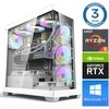 Stacionarus kompiuteris INTOP Ryzen 5 7500F 32GB DDR5 1TB SSD M.2 NVME+2TB RTX5070 12GB WIN11 (RW42810WH)