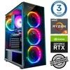 Stacionarus kompiuteris INTOP Ryzen 5 7500F 32GB DDR5 1TB SSD M.2 NVME+2TB RTX3050 6GB no-OS (RW48841NS)