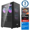 Stacionarus kompiuteris INTOP Ryzen 7 5700G 32GB 1TB SSD M.2 NVME Radeon RX Vega 8 WIN11 (RW40386WH)