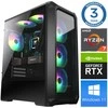 Stacionarus kompiuteris INTOP Ryzen 7 5700X 32GB 250SSD M.2 NVME+2TB RTX3050 6GB WIN11 (RW39809WH)