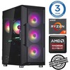 Stacionarus kompiuteris INTOP Ryzen 7 5700X 32GB 1TB SSD M.2 NVME+2TB RX6600 8GB no-OS (RW64953NS)