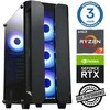 Stacionarus kompiuteris INTOP Ryzen 7 5700X 16GB 250SSD M.2 NVME+2TB RTX3050 6GB no-OS (RW35258NS)