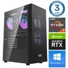 Stacionarus kompiuteris INTOP Ryzen 7 5700X 32GB 250SSD M.2 NVME+2TB RTX3050 6GB WIN11Pro (RW42985)