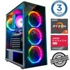 Stacionarus kompiuteris INTOP Ryzen 7 5700X 16GB 500SSD M.2 NVME+2TB RX580 8GB no-OS (RW49603NS)
