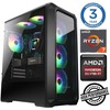 Stacionarus kompiuteris INTOP Ryzen 7 5700X 64GB 1TB SSD M.2 NVME+2TB RX6600 8GB no-OS (RW65145NS)